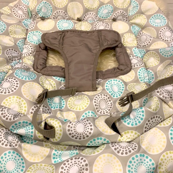 Comfort & Harmony Shopping Cart Cover In Colour Cream/Teal/Brown -NWOT - Picture 4 of 7